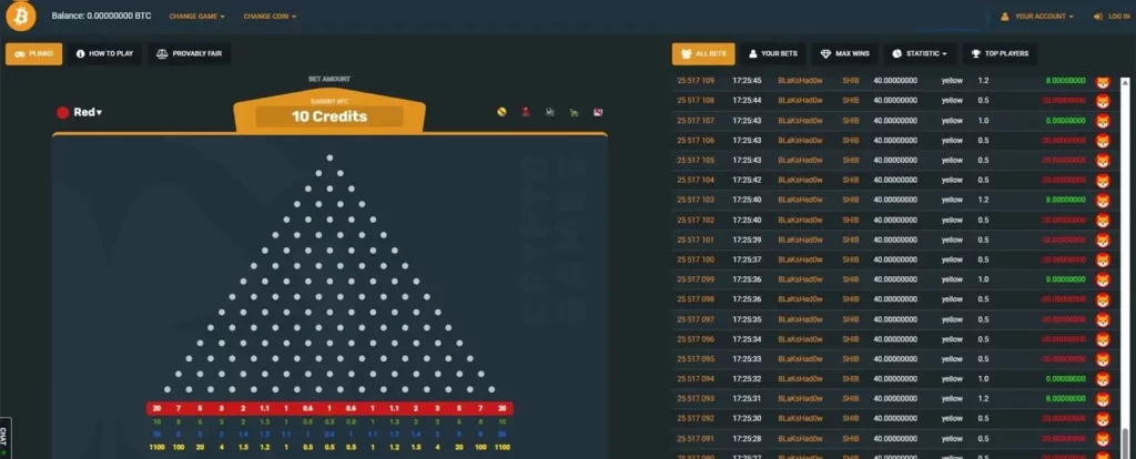 Crypto casino Plinko