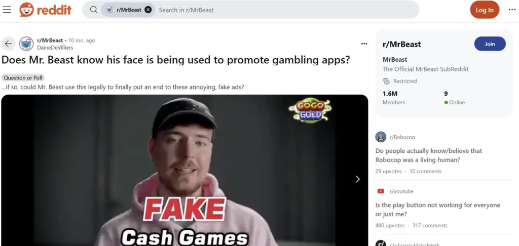 Mr.Beast fake